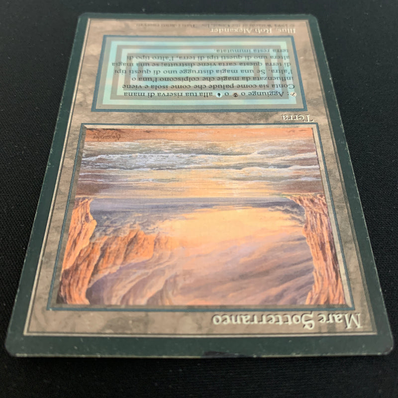 Magic the Gathering Underground Sea - Foreign Black Bordered - Italian 