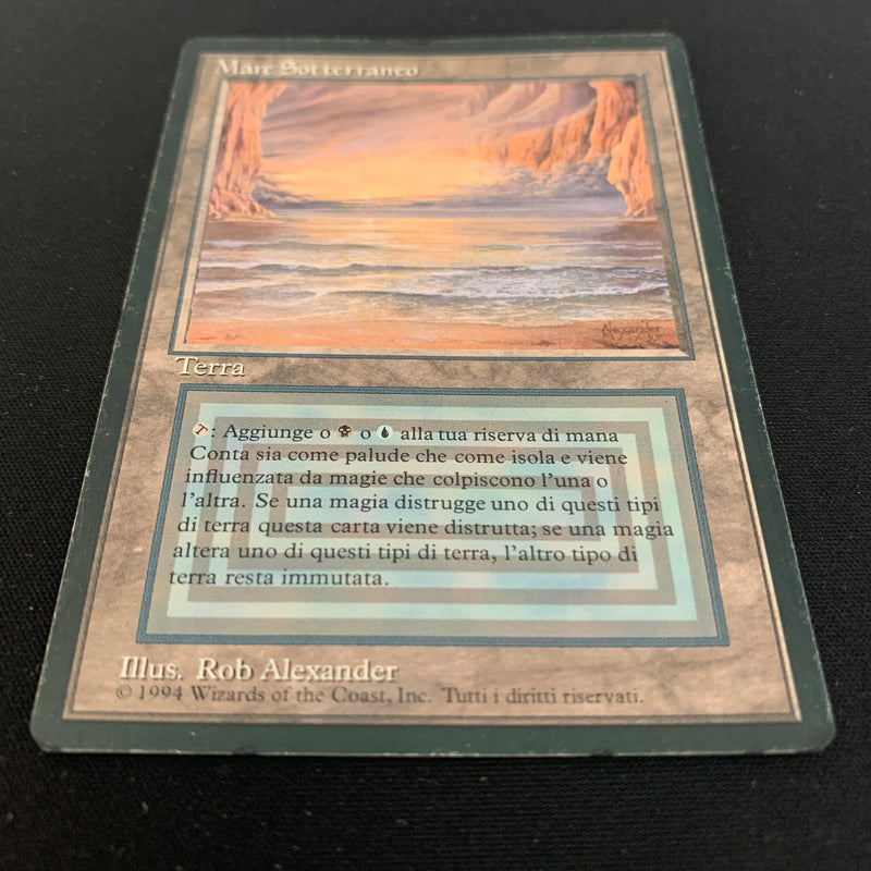 Magic the Gathering Underground Sea - Foreign Black Bordered - Italian 