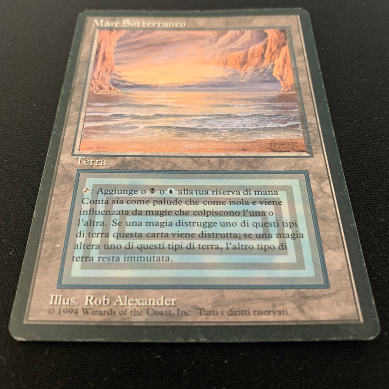 Magic the Gathering Underground Sea - Foreign Black Bordered - Italian 