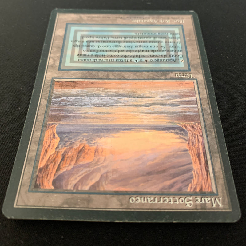 Magic the Gathering Underground Sea - Foreign Black Bordered - Italian 