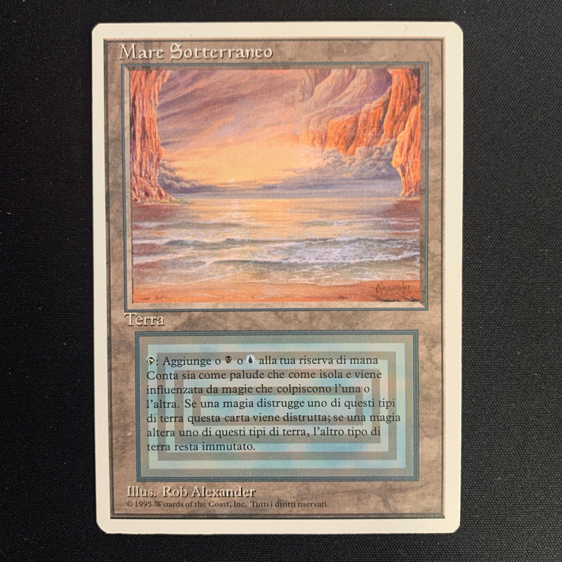 Underground Sea Foreign White Bordered Italian Magic: The Gathering