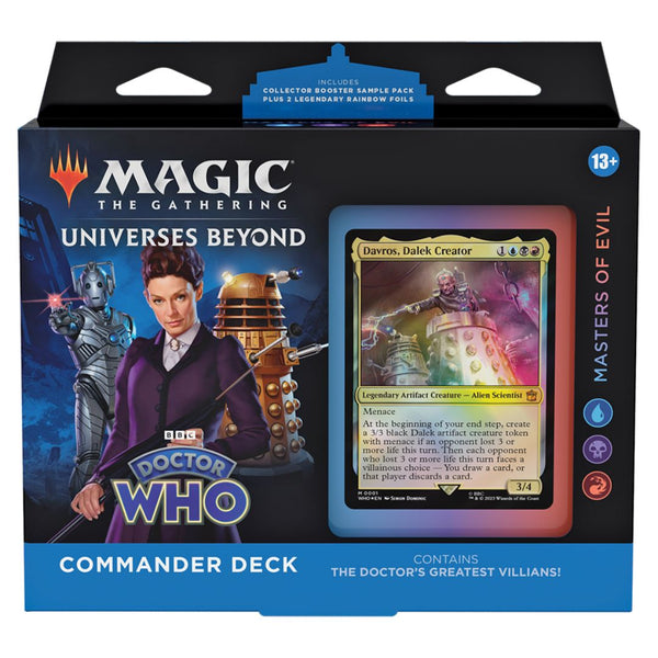 universes beyond mtg doctor who commander decks Universes Beyond: Doctor Who Commander Decks The Sword & Board