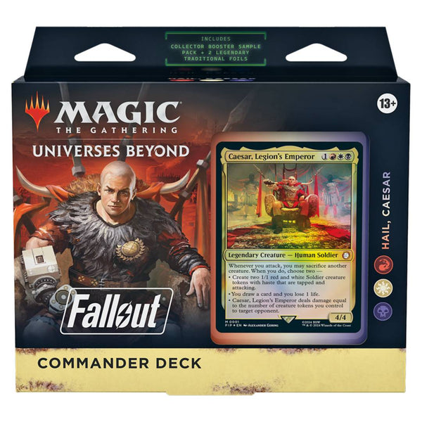 Magic the Gathering Universes Beyond: Fallout Commander Deck Hail Caesar English