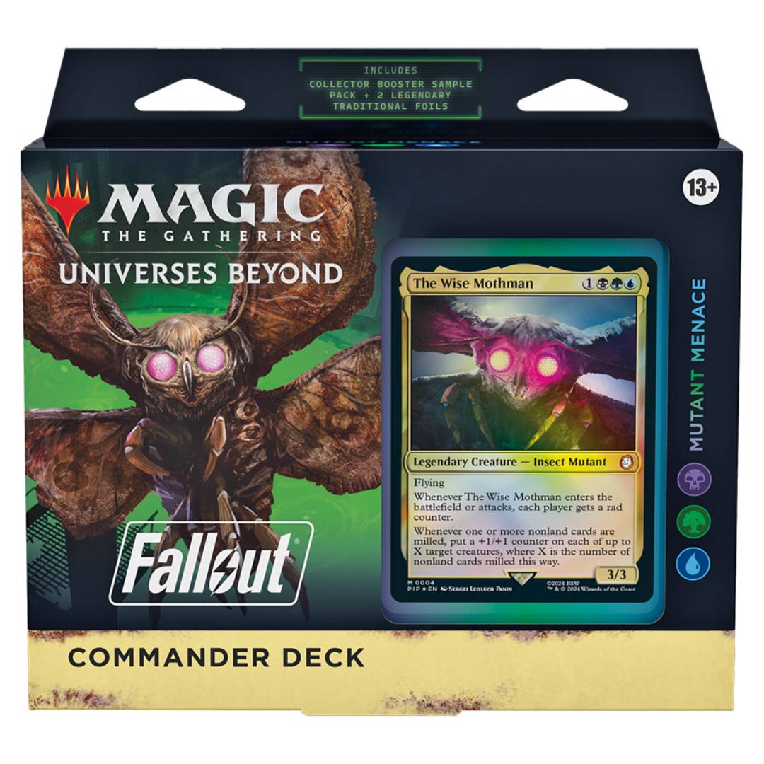 MTG Sealed Product - Universes Beyond: Fallout Commander Deck Mutant Menace - English