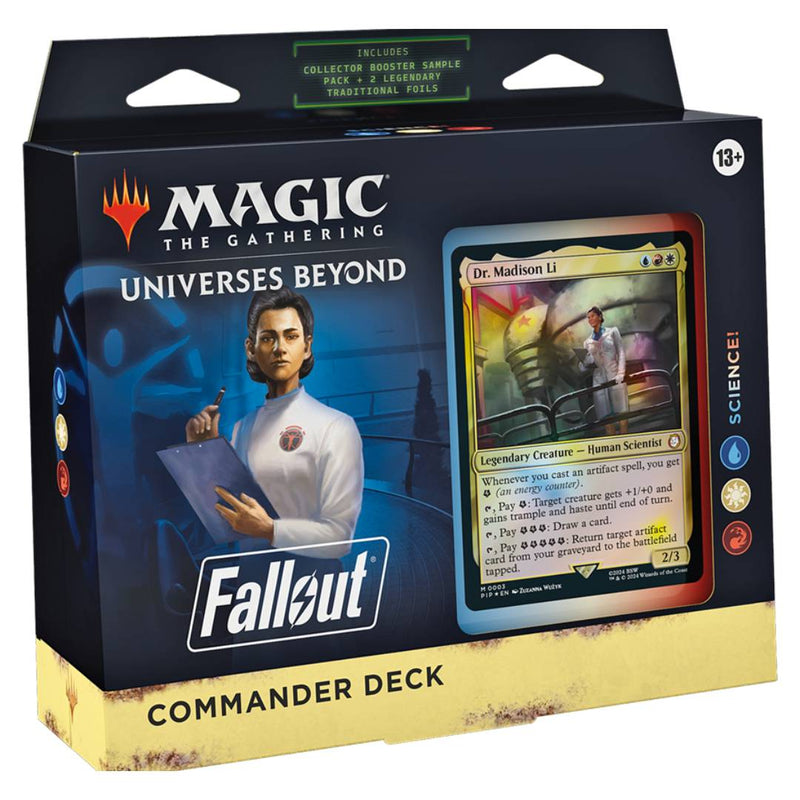 Magic the Gathering Universes Beyond: Fallout Commander Deck Science 