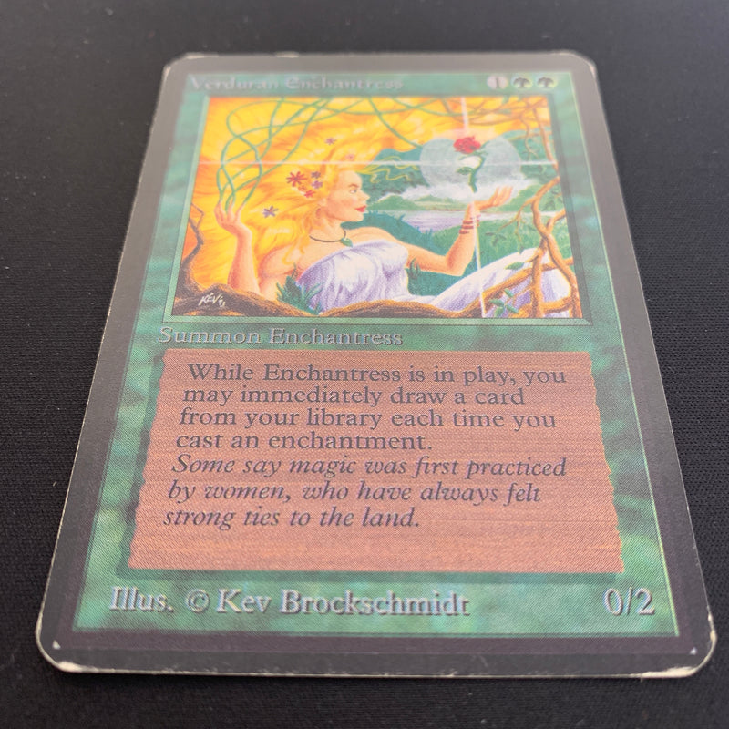 Magic the Gathering Verduran Enchantress - Alpha 