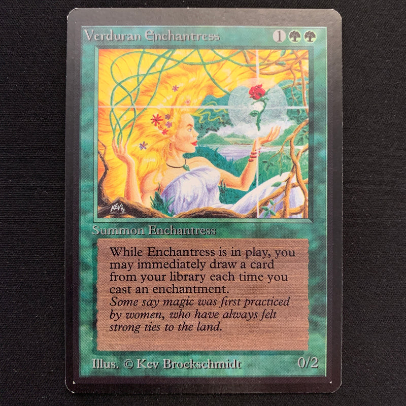 Magic the Gathering Verduran Enchantress - Beta 