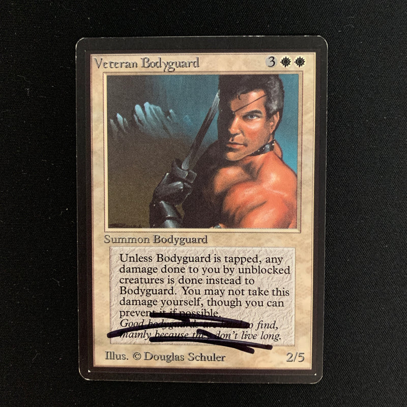 Magic the Gathering Veteran Bodyguard - Beta 