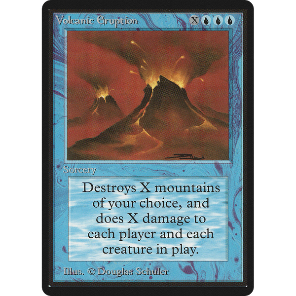 マジック：ザ・ギャザリング MTG Volcanic  Beta Magic the Gathering Beta Volcanic Island CGC 3.5 Pedigree MP/HP