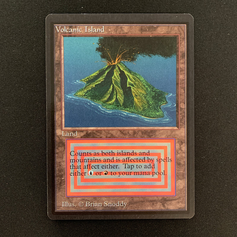 Magic the Gathering Volcanic Island - Beta 