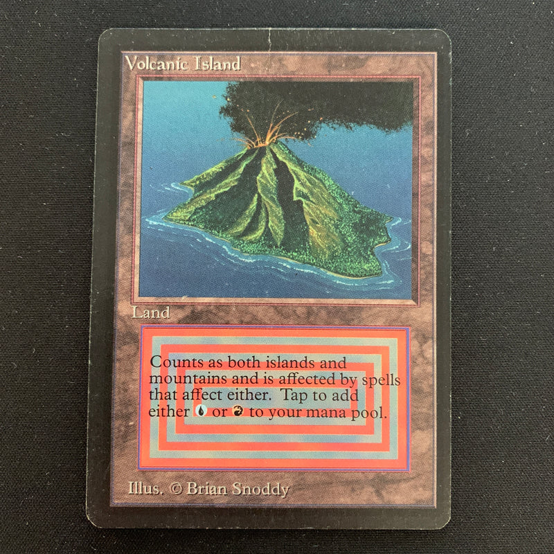 Magic the Gathering Volcanic Island - Beta 