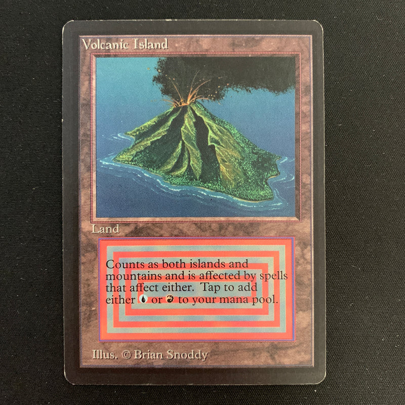 Magic the Gathering Volcanic Island - Beta 