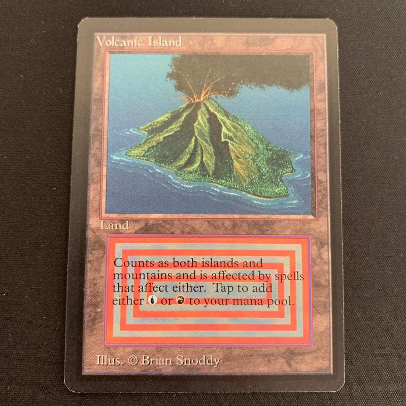 Magic the Gathering Volcanic Island - Beta 