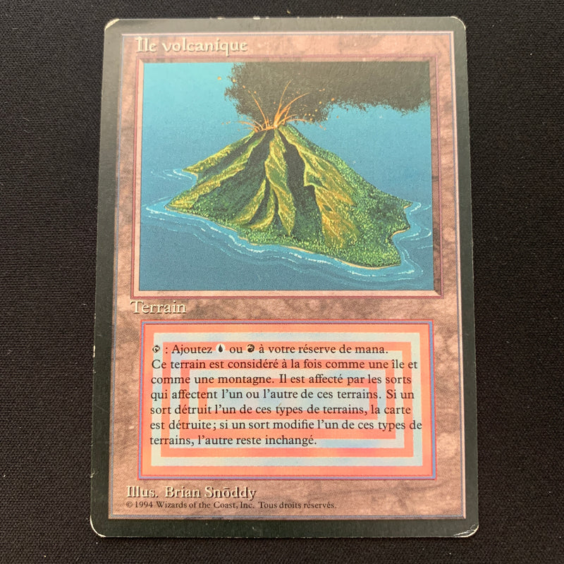 Volcanic Island - Foreign Black Bordered - French