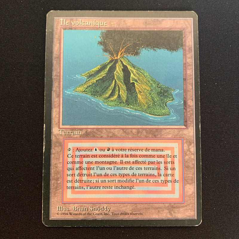 Volcanic Island - Foreign Black Bordered - French