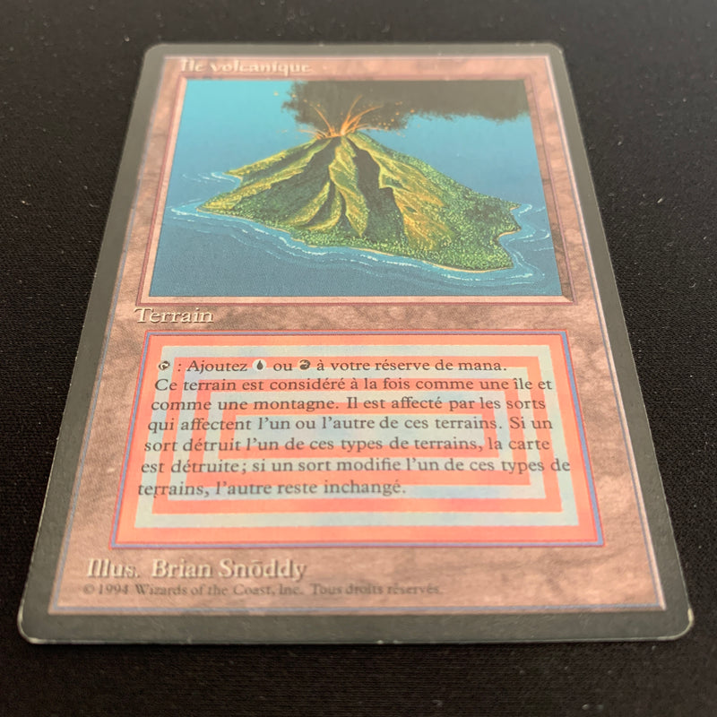 Volcanic Island - Foreign Black Bordered - French