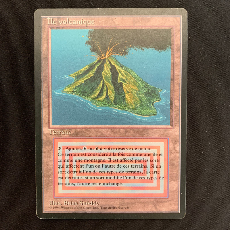 Volcanic Island - Foreign Black Bordered - French