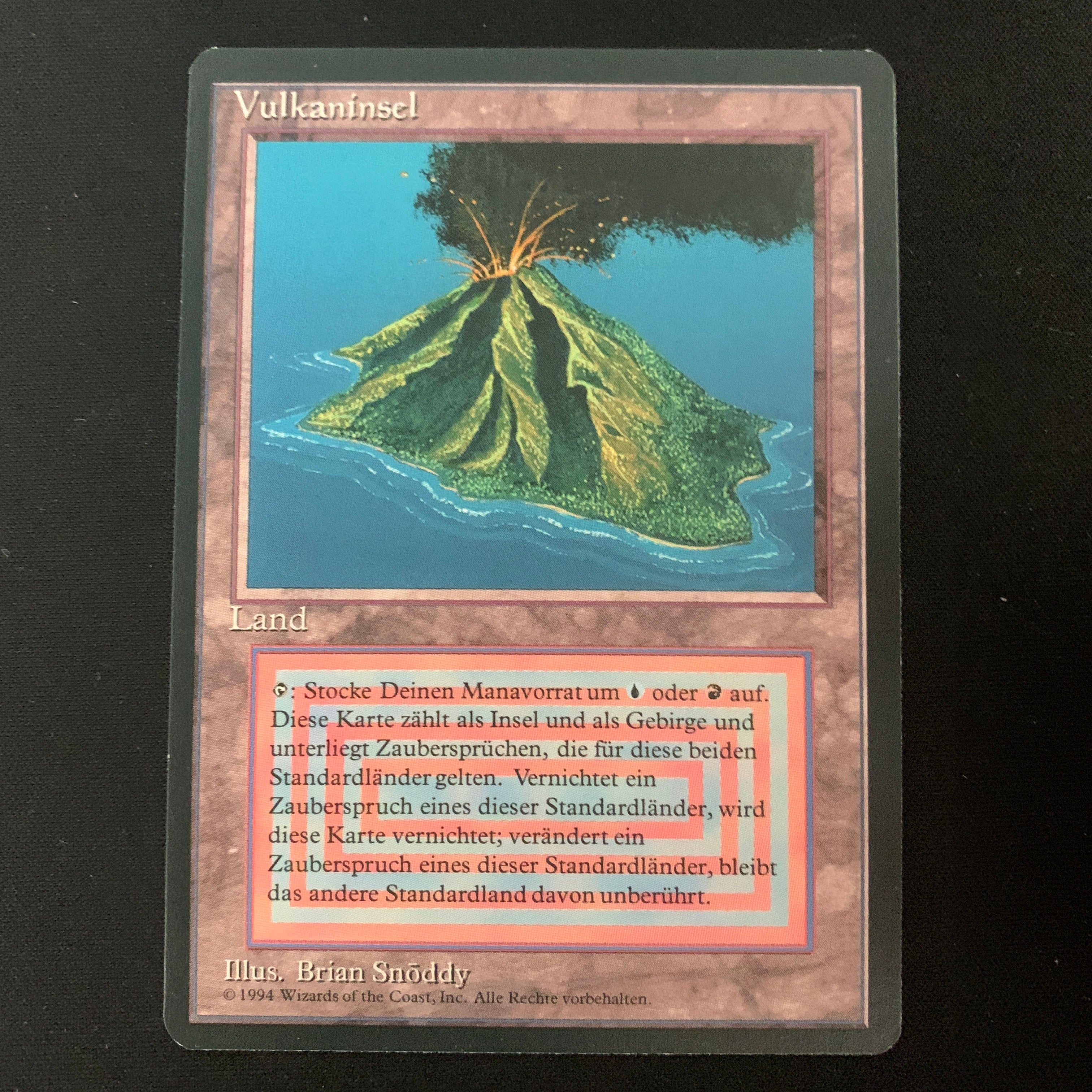 Volcanic Island - Foreign Black Bordered - German