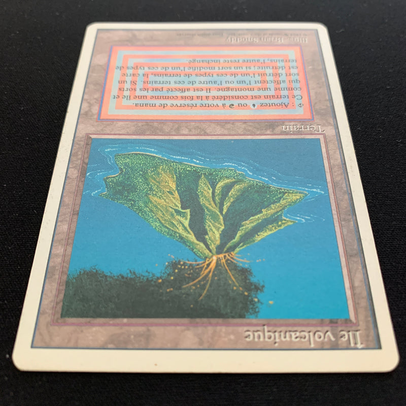 Volcanic Island - Foreign White Bordered - French