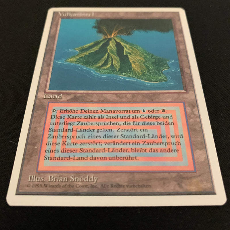 Volcanic Island - Foreign White Bordered - German