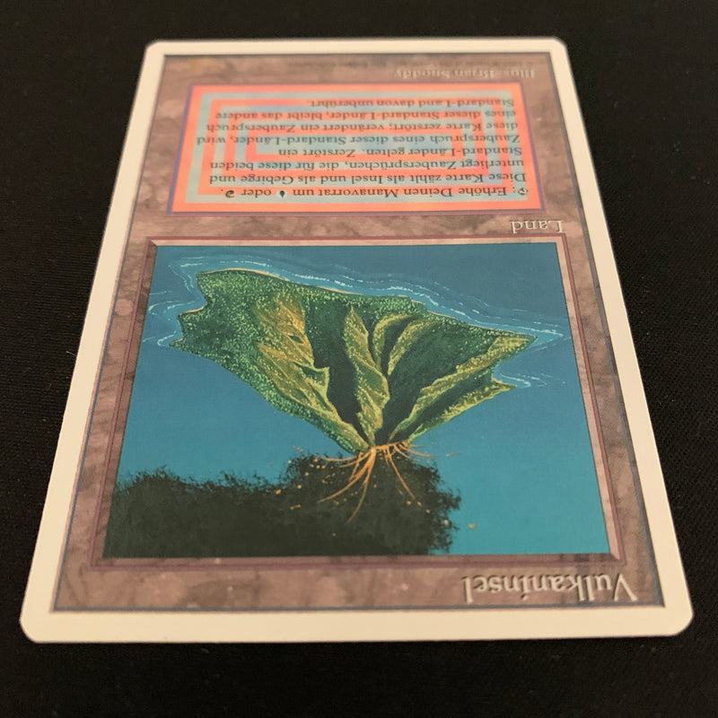 Volcanic Island - Foreign White Bordered - German