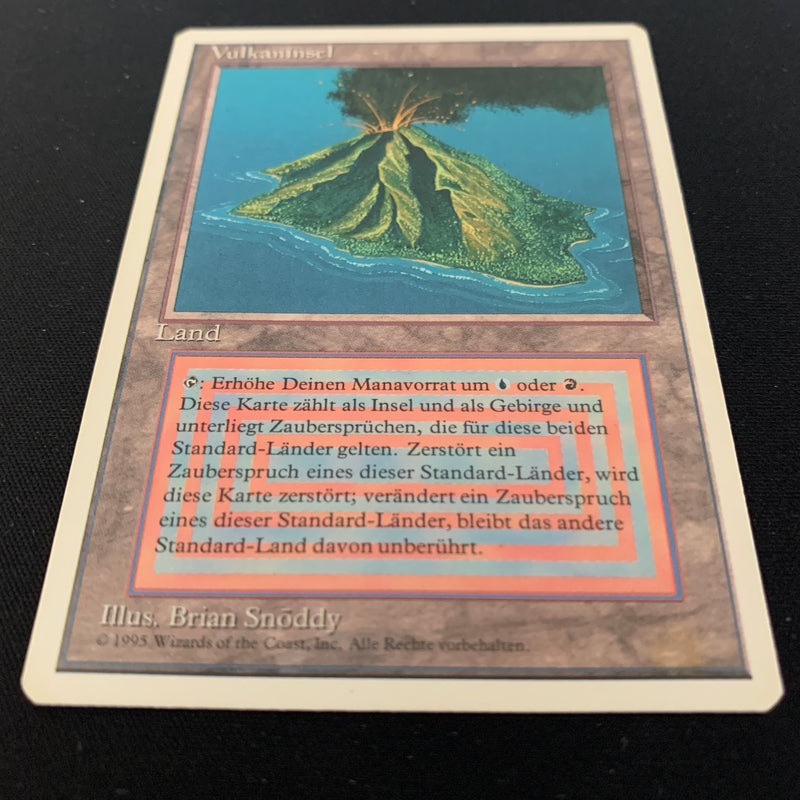 Volcanic Island - Foreign White Bordered - German