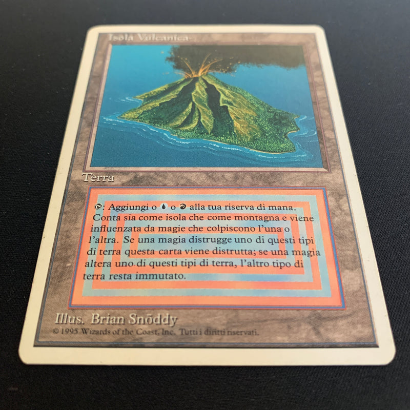 Volcanic Island - Foreign White Bordered - Italian