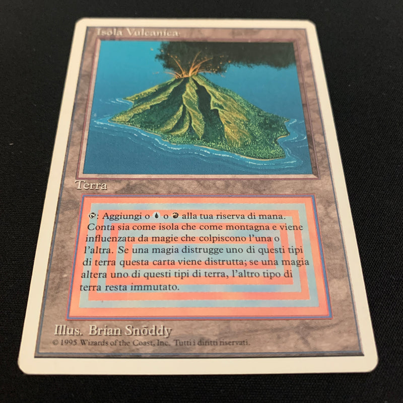 Volcanic Island - Foreign White Bordered - Italian