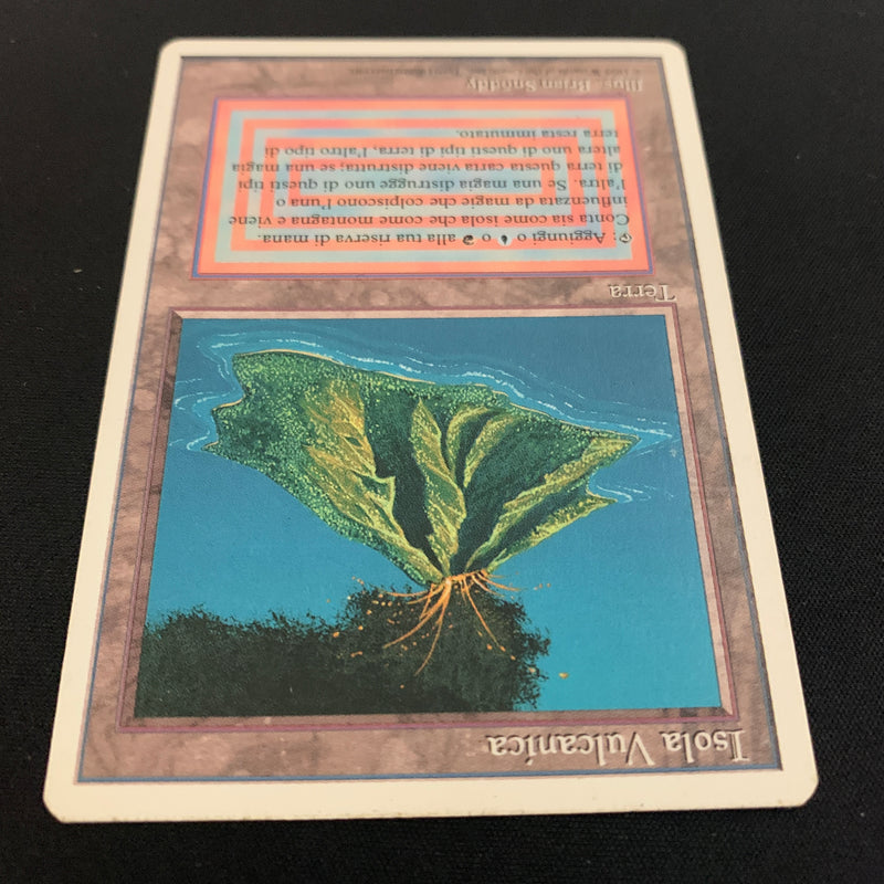 Volcanic Island - Foreign White Bordered - Italian