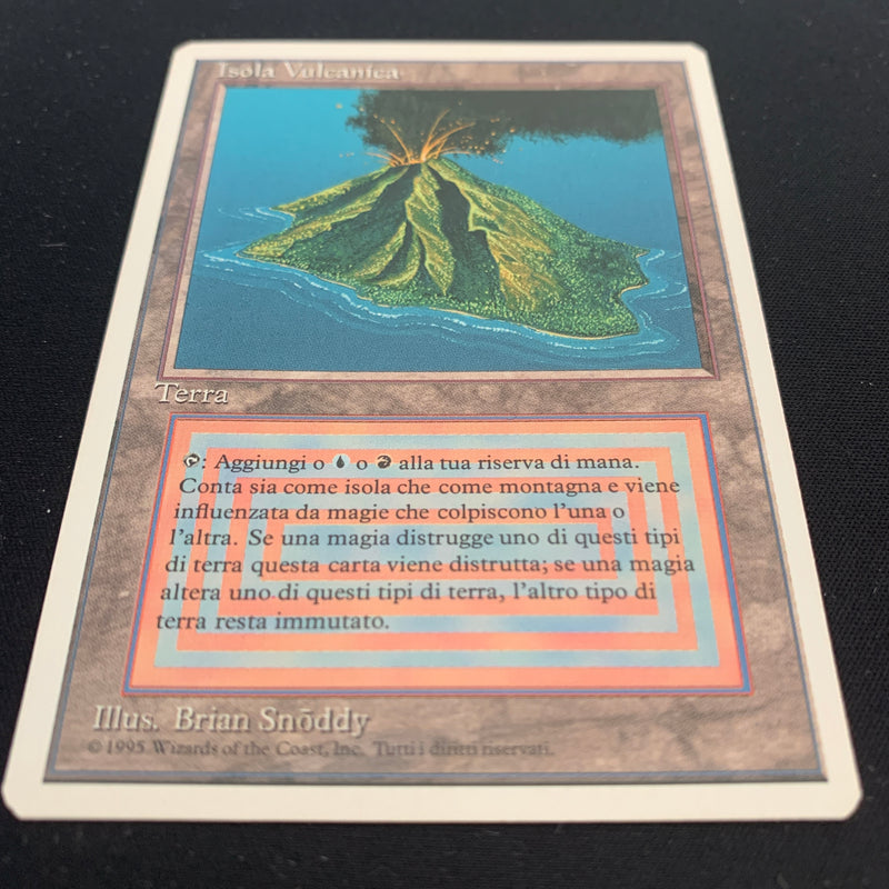 Volcanic Island - Foreign White Bordered - Italian