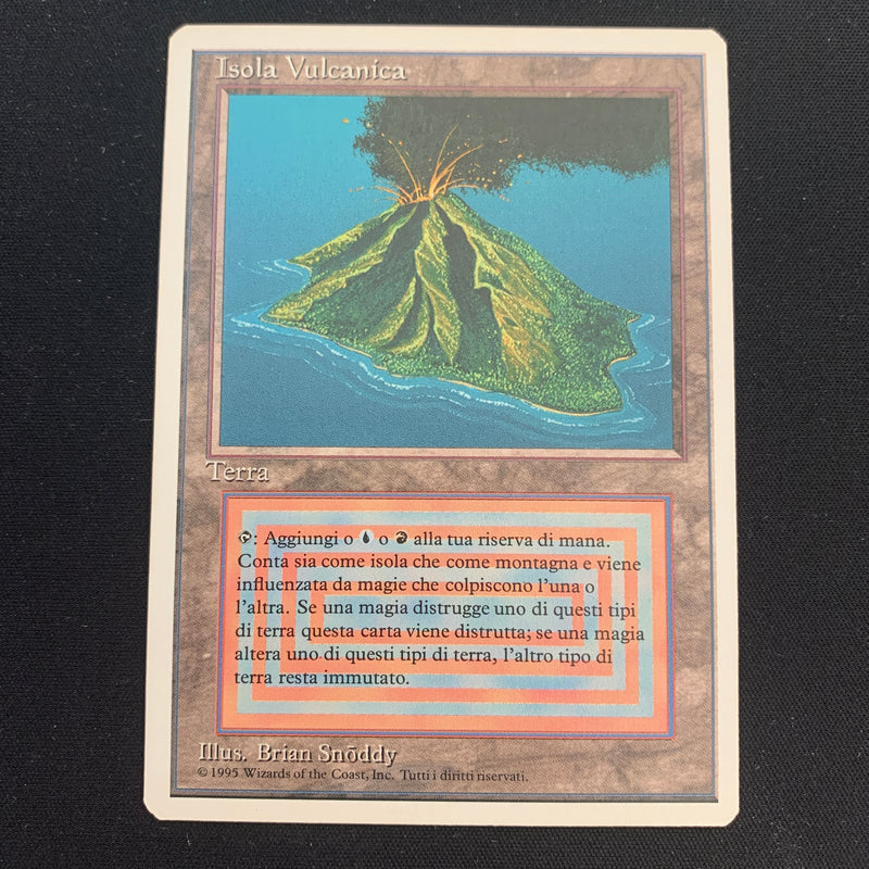 Volcanic Island - Foreign White Bordered - Italian