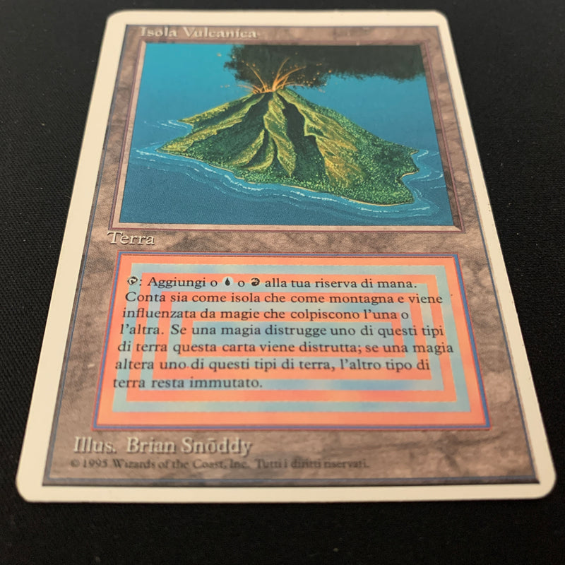 Volcanic Island - Foreign White Bordered - Italian