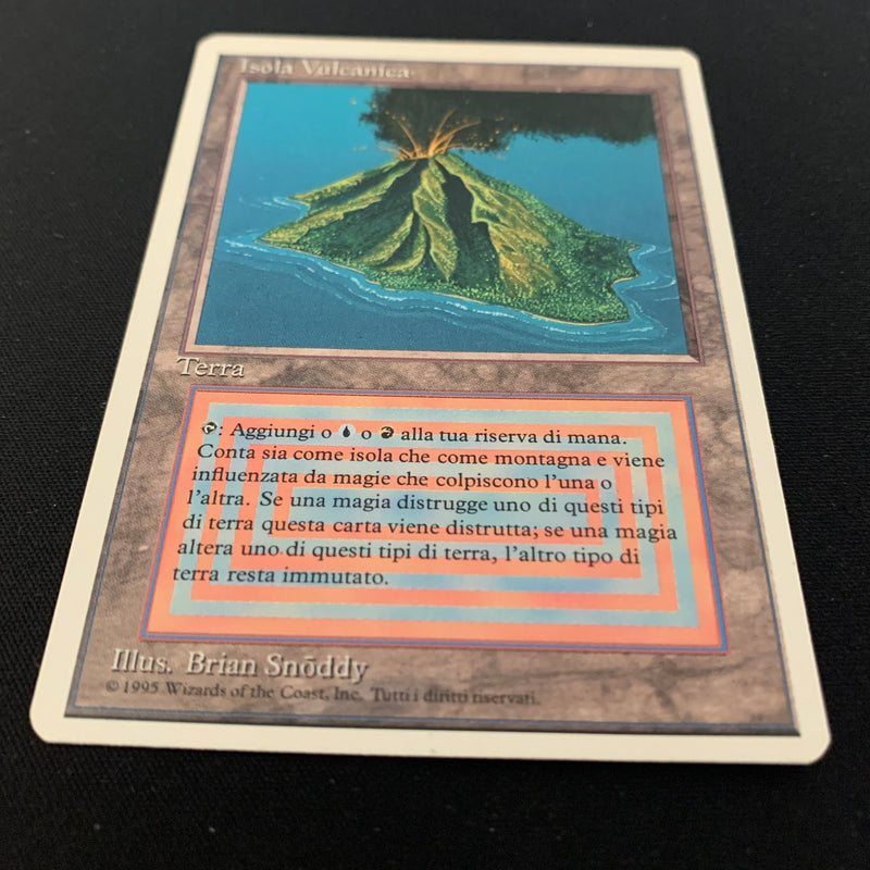 Volcanic Island - Foreign White Bordered - Italian