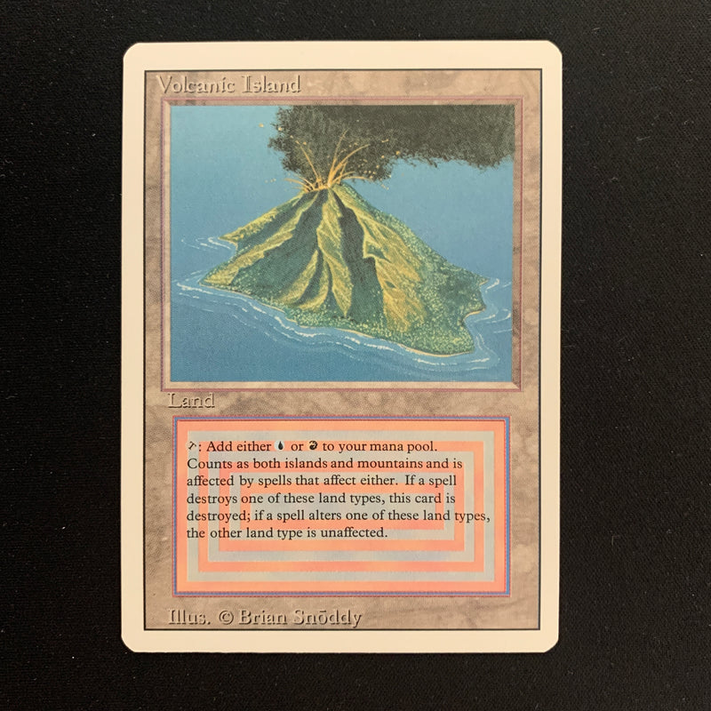 Magic the Gathering Volcanic Island - Revised NM - 24349