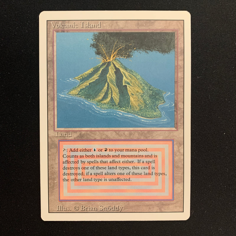 Magic the Gathering Volcanic Island - Revised 