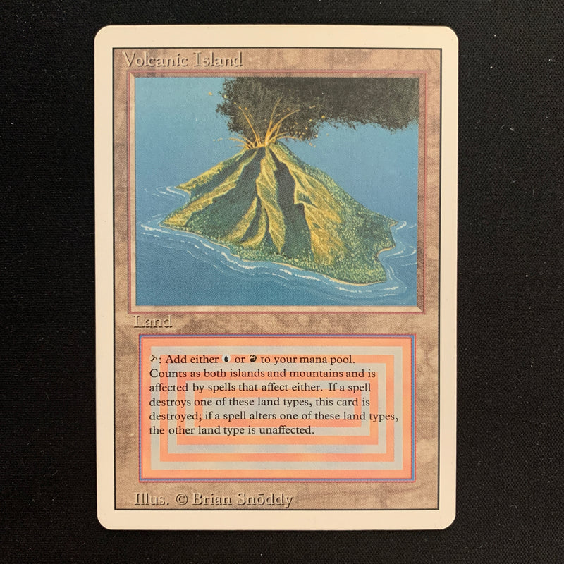 Magic the Gathering Volcanic Island - Revised NM - 24351