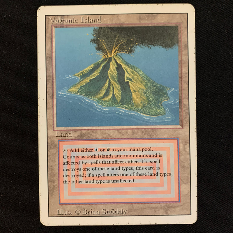 Magic the Gathering Volcanic Island - Revised 