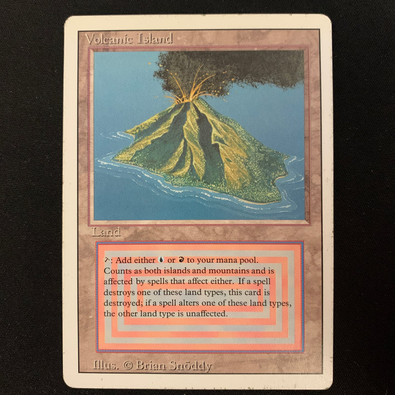 Magic the Gathering Volcanic Island - Revised 