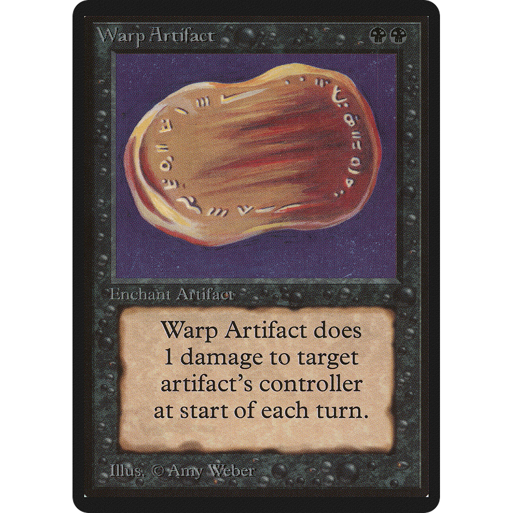 Magic the Gathering Warp Artifact - Beta NM