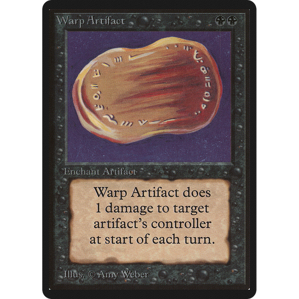 Magic the Gathering Warp Artifact - Beta NM