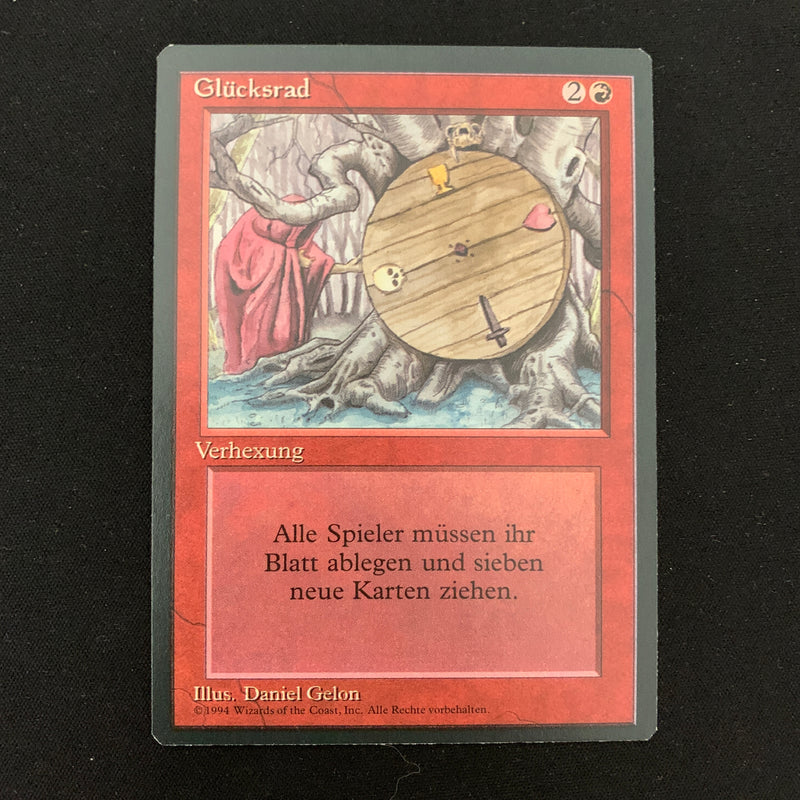 Magic the Gathering Wheel of Fortune - Foreign Black Bordered - German 