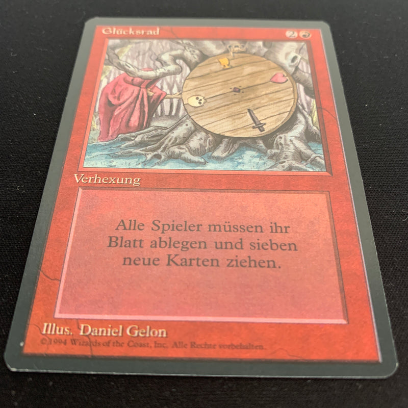 Magic the Gathering Wheel of Fortune - Foreign Black Bordered - German 