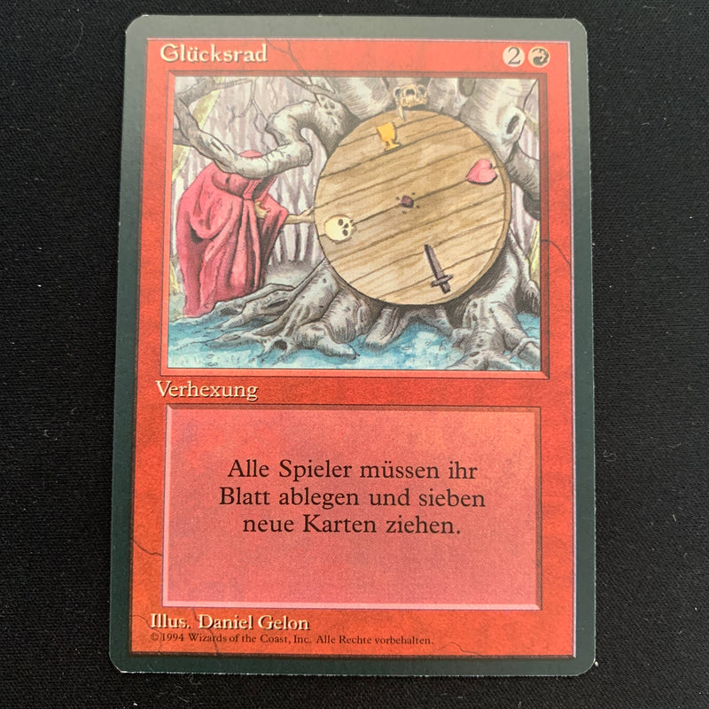 Magic the Gathering Wheel of Fortune - Foreign Black Bordered - German 