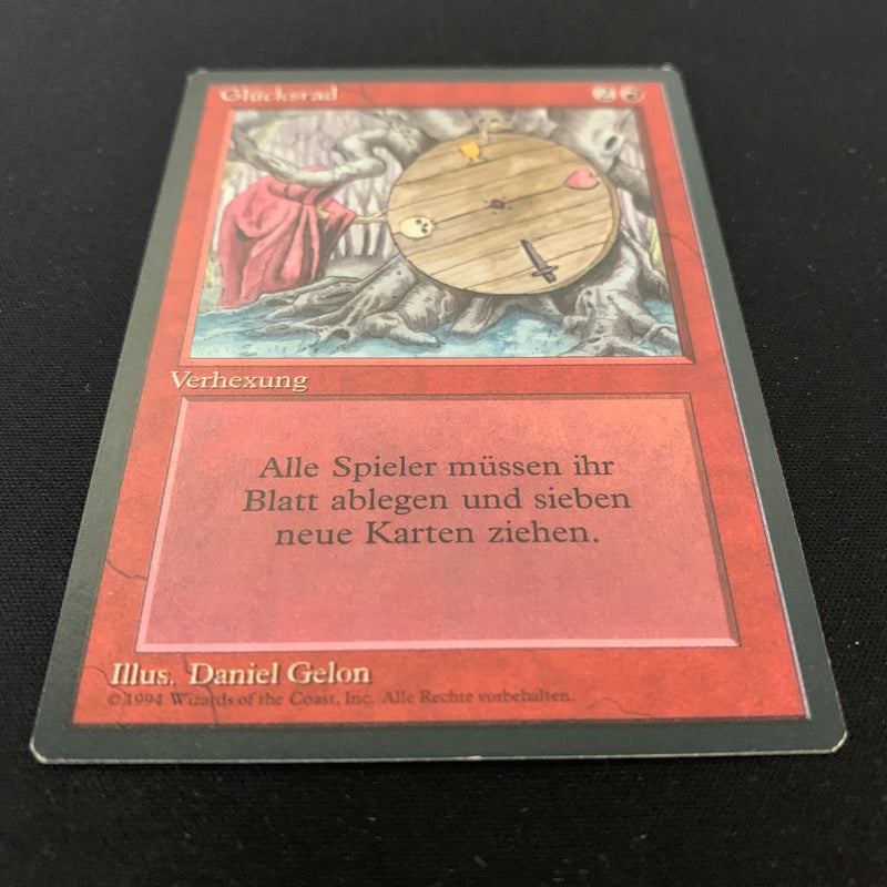 Magic the Gathering Wheel of Fortune - Foreign Black Bordered - German 