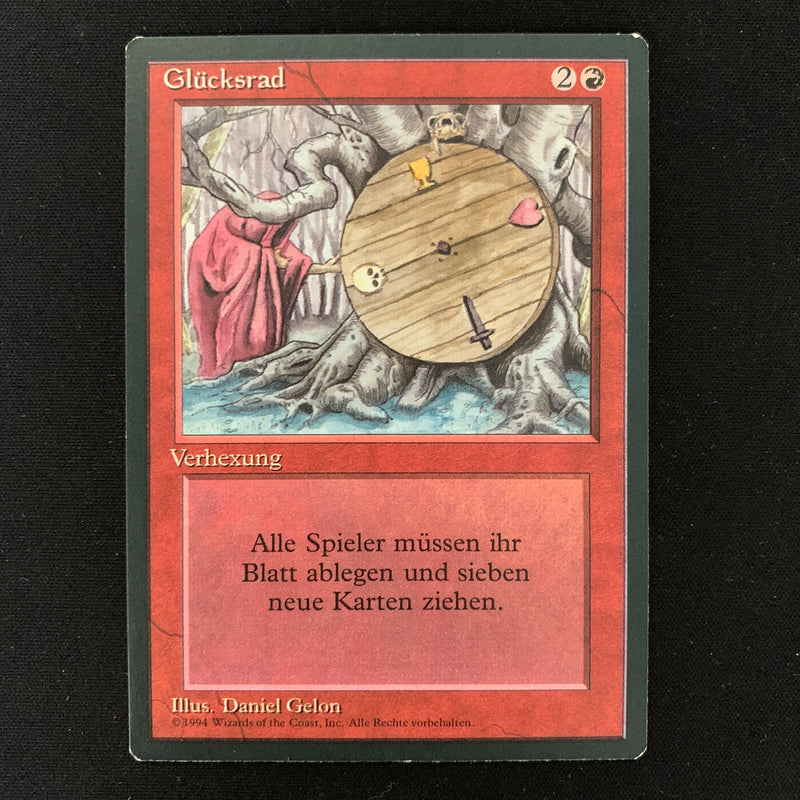 Magic the Gathering Wheel of Fortune - Foreign Black Bordered - German EX - 24208