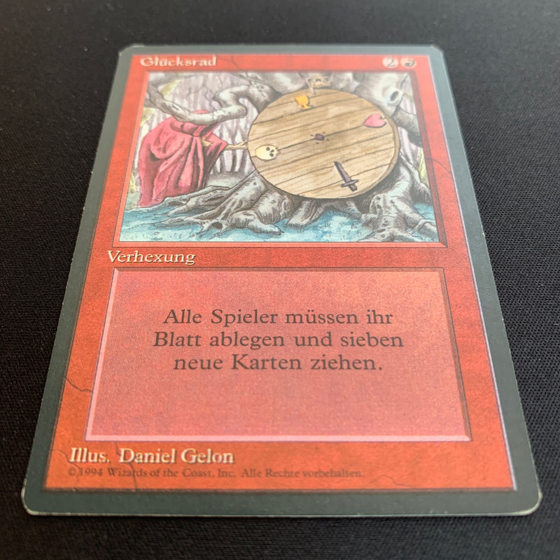 Magic the Gathering Wheel of Fortune - Foreign Black Bordered - German 