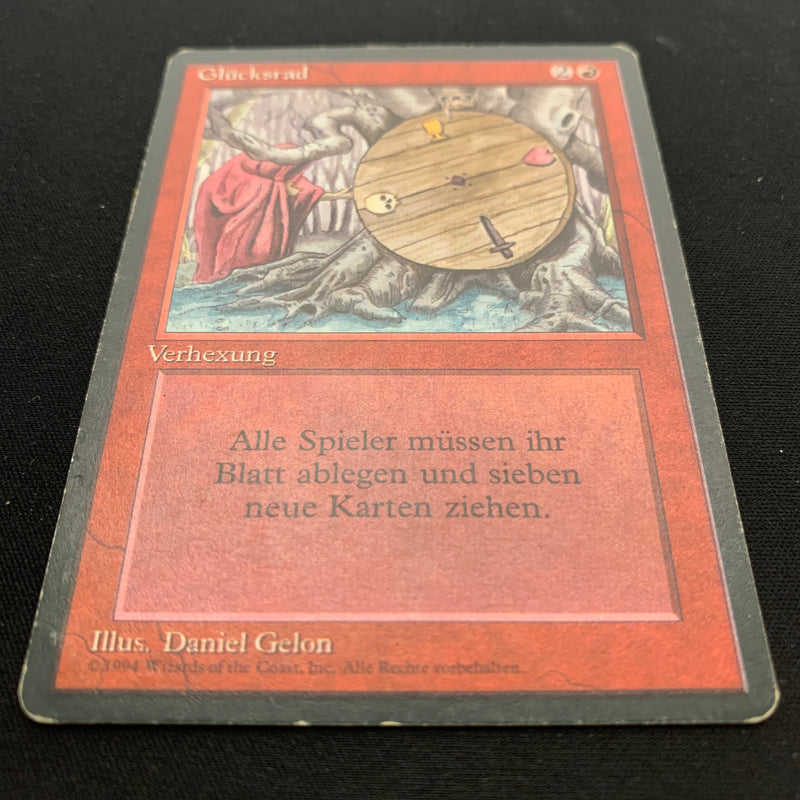 Magic the Gathering Wheel of Fortune - Foreign Black Bordered - German 