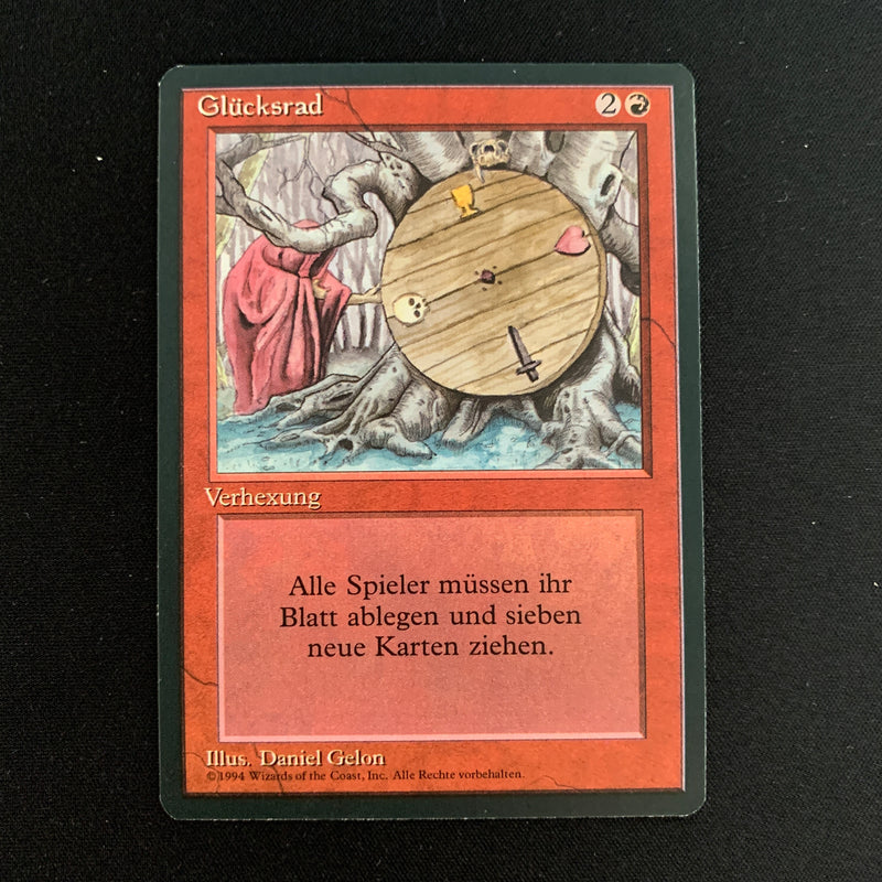 Magic the Gathering Wheel of Fortune - Foreign Black Bordered - German 