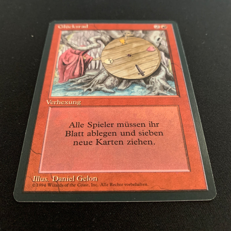 Magic the Gathering Wheel of Fortune - Foreign Black Bordered - German 