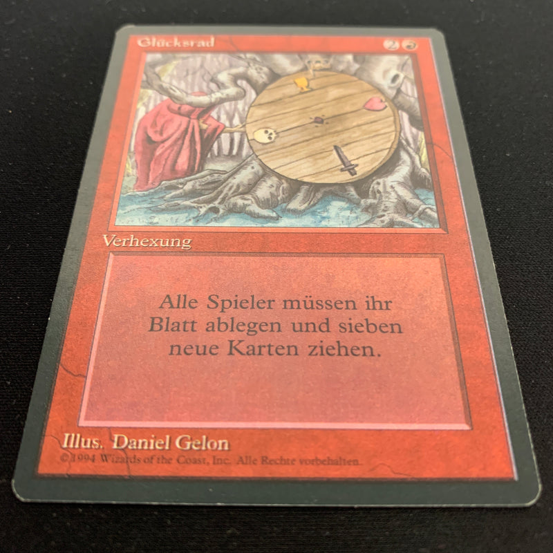 Magic the Gathering Wheel of Fortune - Foreign Black Bordered - German 